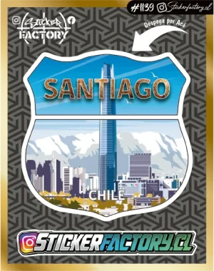 Sticker SANTIAGO CHILE #1139