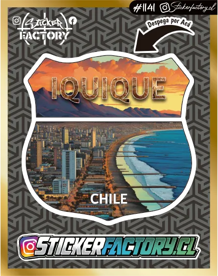 Sticker IQUIQUE CHILE #1141
