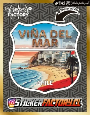 Sticker VIÑA DEL MAR CHILE #1142