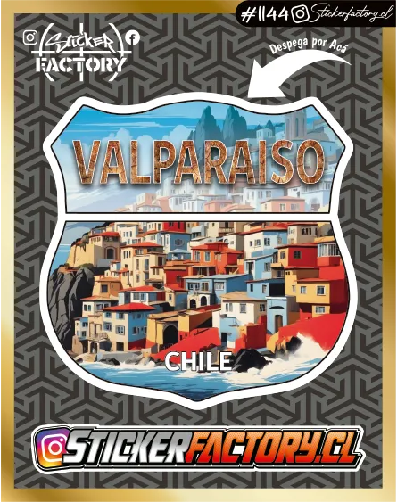Sticker VALPARAISO CHILE #1144