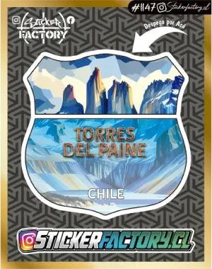 Sticker TORRES DEL PAINE CHILE #1147