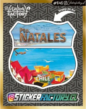 Sticker PUERTO NATALES CHILE #1148