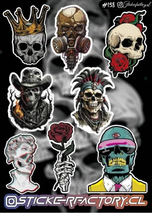 Stickers Calaveras #138
