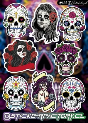 Stickers Día de Muertos #146