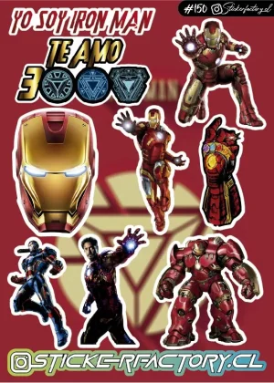 Stickers Iron Man #150