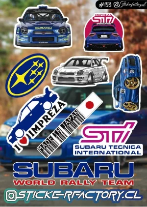 Stickers Rally Subaru #153 | Impreza