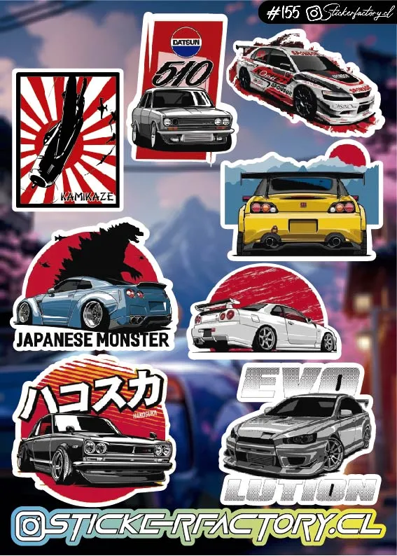 Stickers Marcas Autos #155 | JDM