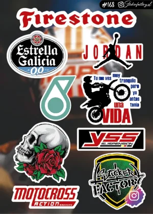 Stickers Marcas Motos #168 | Firestone | Jordan