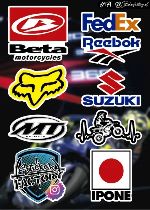 Stickers Marcas Motos #171 | Ipone | Suzuki