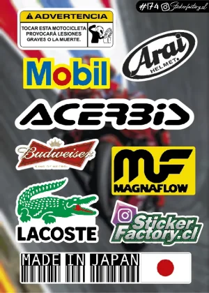 Stickers Marcas Motos #174 | Magnaflow | Lacoste