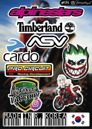 Stickers Marcas Motos #176 | Asv | Cardo