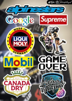 Stickers Marcas Motos #184 | Mobil | Supreme