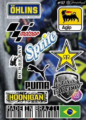Stickers Marcas Motos #187 | Agip | Puma