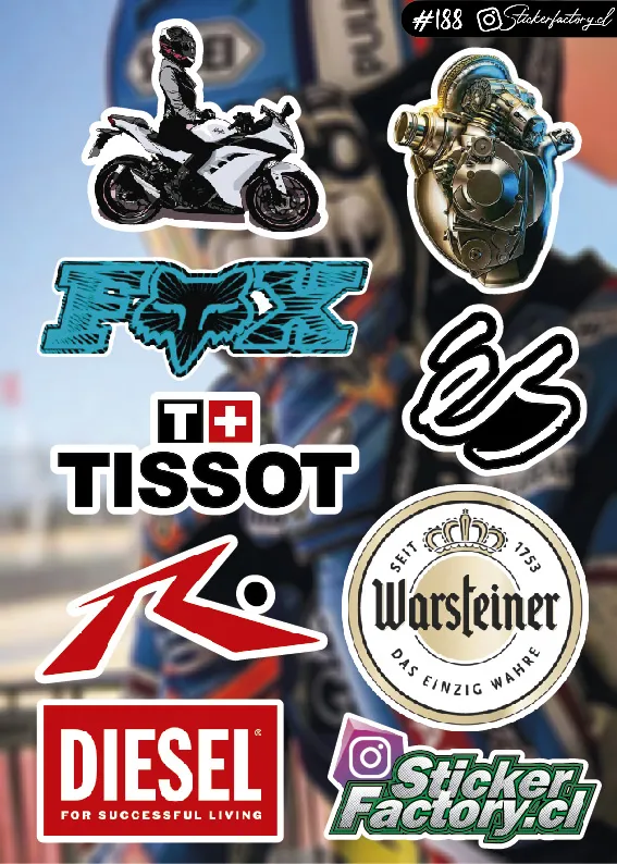 Stickers Marcas Motos #188 | Diesel | Fox