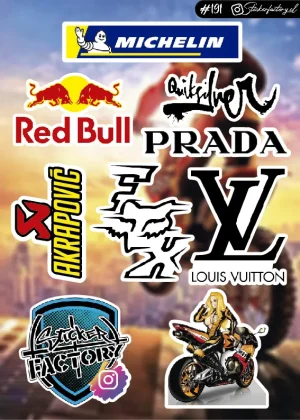 Stickers Marcas Motos #191 | Michelin | Akrapovic