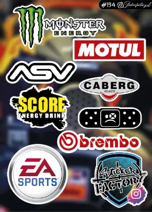 Stickers Marcas Motos #194 | Carberg | Motul