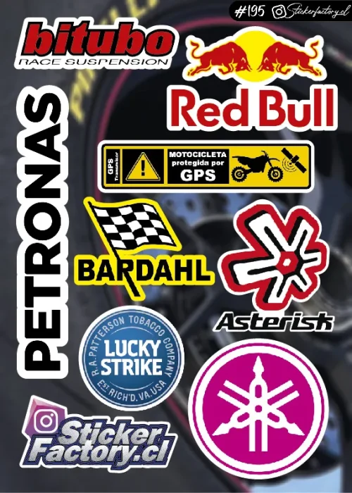Sticker Racing Bitubo Stickers Marcas Motos #195 | Asterisk | Bitubo