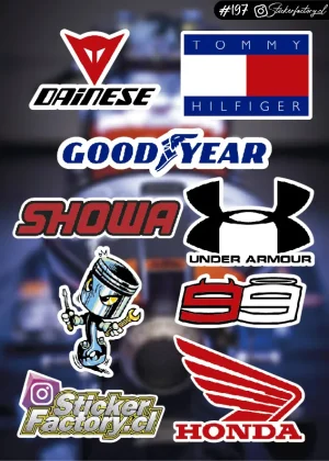 Stickers Marcas Motos #197 | Goodyear | Showa