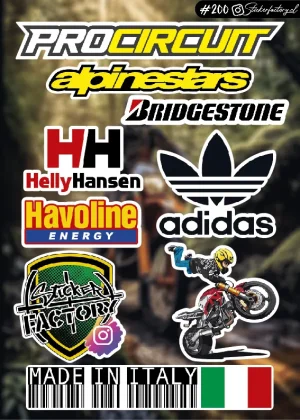 Stickers Marcas Motos #200 | Alpinestars | Havoline