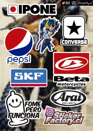 Stickers Marcas Motos #201 | Beta | Converse