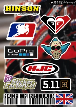 Stickers Marcas Motos #203 | GoPro | Roxy