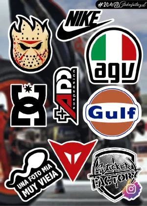 Stickers Marcas Motos #204 | Nike | ADD Suspension