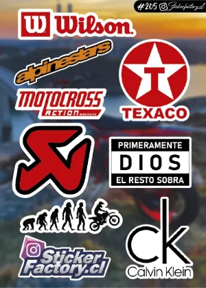 Stickers Marcas Motos #205 | Motocross | Akrapovic