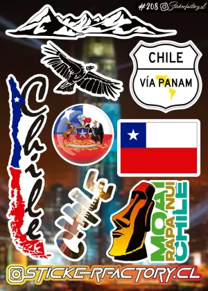 Stickers Chile #208