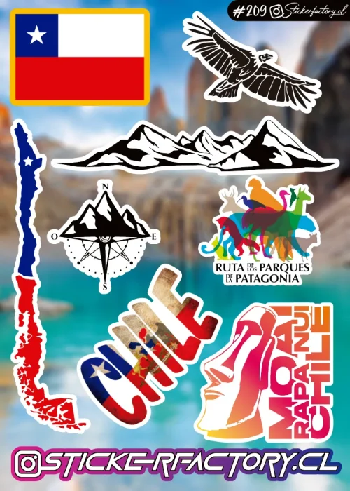 Stickers Chile #209