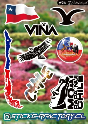 Stickers Chile #210