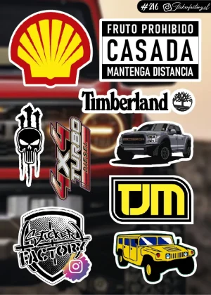 Stickers Marcas Autos #216 | Diesel | Timberland