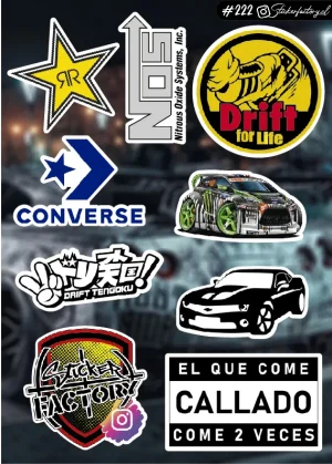 Stickers Marcas Autos #222 | Nos | Converse