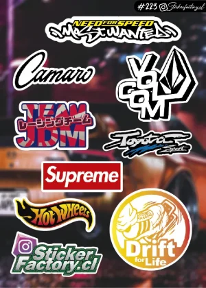 Stickers Marcas Autos #223 | Toyota | Volcom