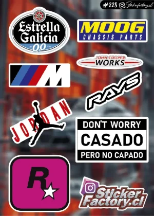 Stickers Marcas Autos #228 | Jhon Cooper | Jordan