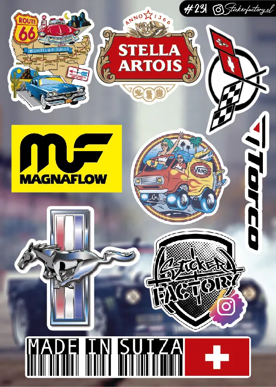 Stickers Marcas Autos #231 | Chevrolet | Magnaflow