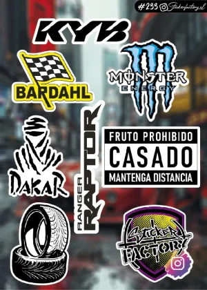 Stickers Marcas Autos #233 | Raptor | Dakar