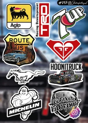 Stickers Marcas Autos #237 | Agip | Roxy