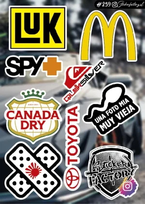 Stickers Marcas Autos #239 | Toyota | Spy+