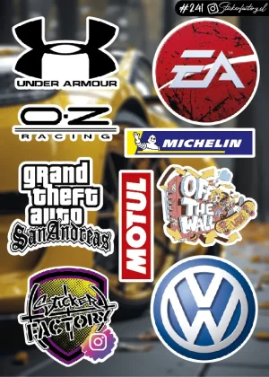Stickers Marcas Autos #241 | Volkswagen | Motul