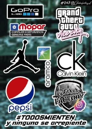 Stickers Marcas Autos #247 | Mopar | Calvin Klein