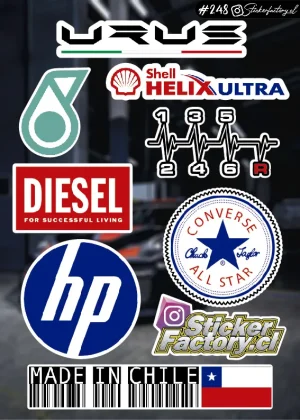 Stickers Marcas Autos #248 | Hp | Hellix