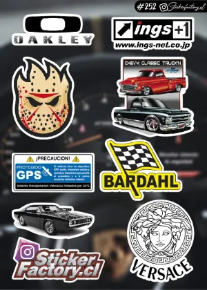 Stickers Marcas Autos #252 | Bardahl | Oakley