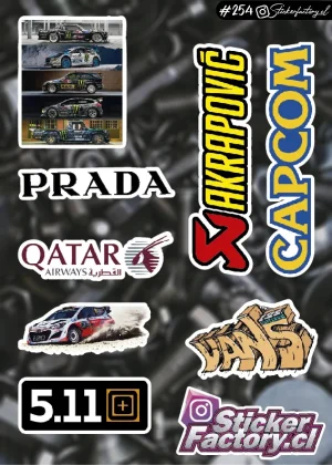 Stickers Marcas Autos #254 | Akrapovic | Vans