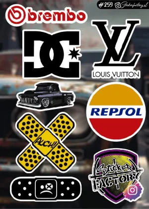 Stickers Marcas Autos #259 | Brembo | Dc Shoes