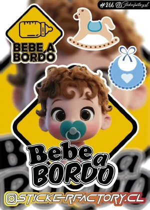 Stickers Bebé a bordo #266