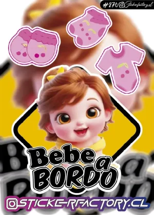 Stickers Bebé a bordo #270