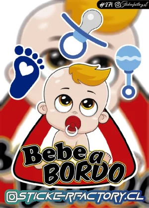 Stickers Bebé a bordo #271