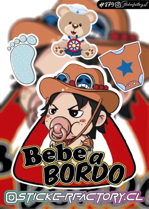 Stickers Bebé a bordo #279