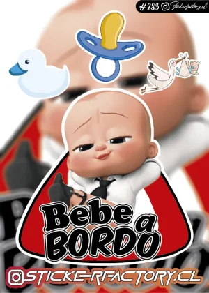 Stickers Bebé a bordo #283