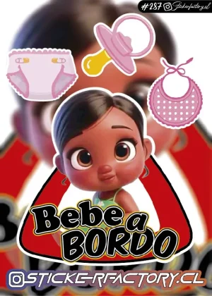 Stickers Bebé a bordo #287